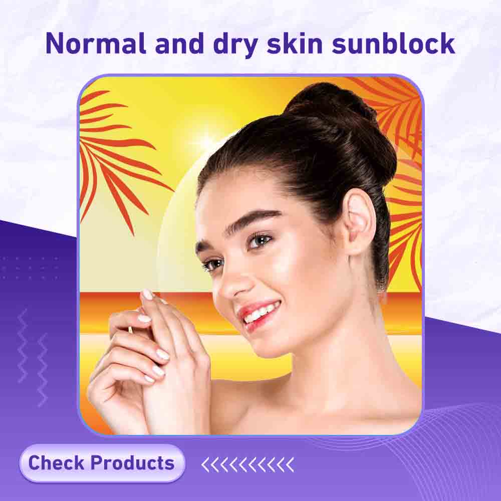 Normal and dry skin sunblock - Milano Pharmacy