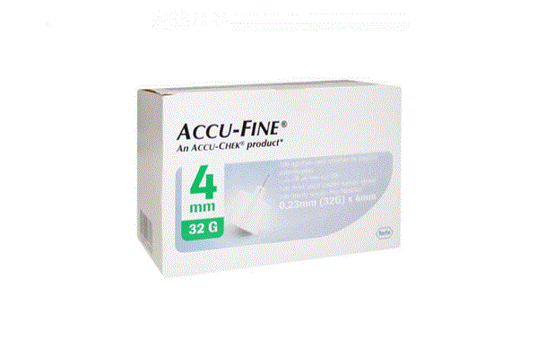 ACCU FINE 32 G 4 MM 100 NEEDLES - Milano Pharmacy