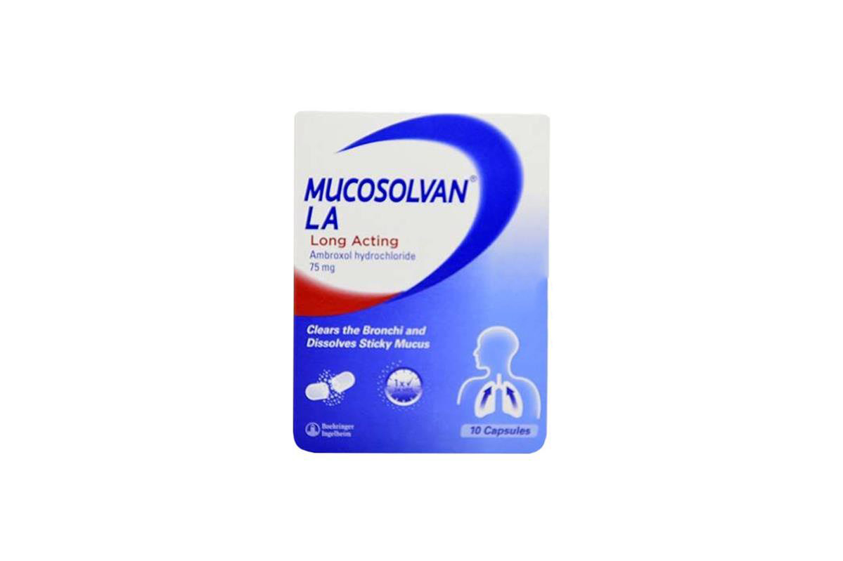 MUCOSOLVAN LA 75MG 10 CAP - Milano Pharmacy