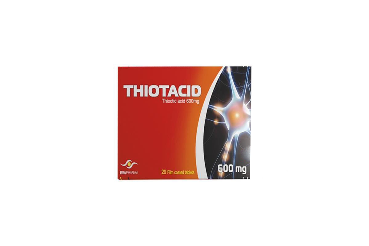 THIOTACID 600 MG 20 TABLETS - Milano Pharmacy