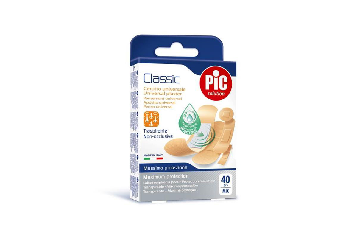 PIC CLASSIC PLASTERS MIX 40 PCS - Milano Pharmacy