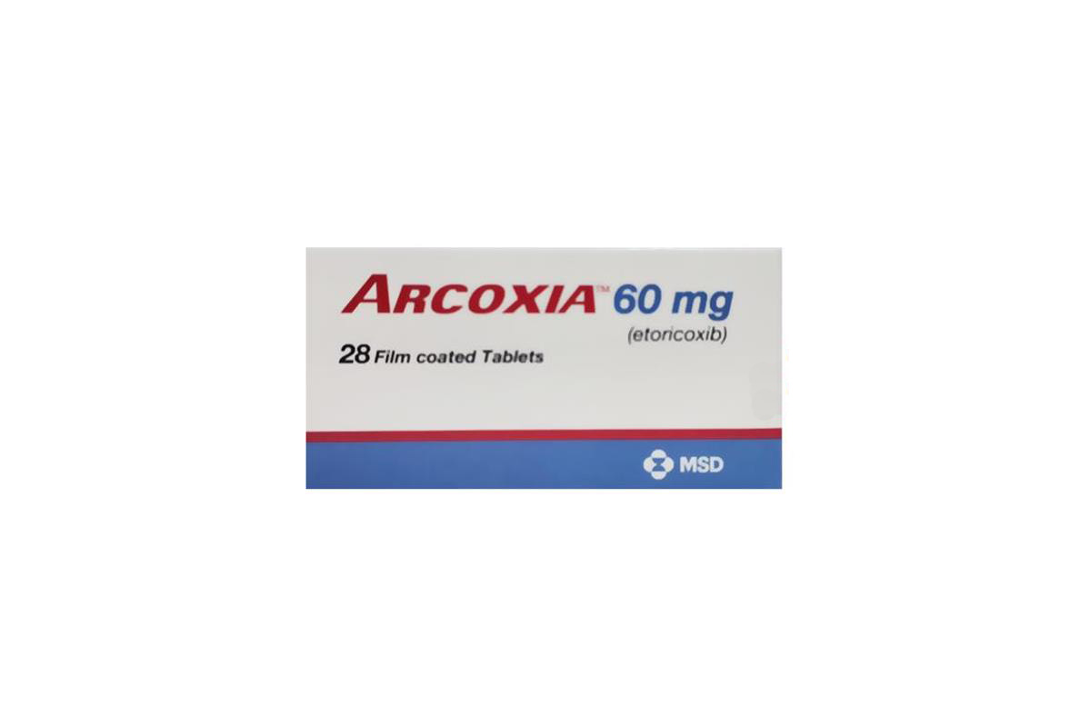 ARCOXIA TABLETS 60MG 28 TAB - Milano Pharmacy