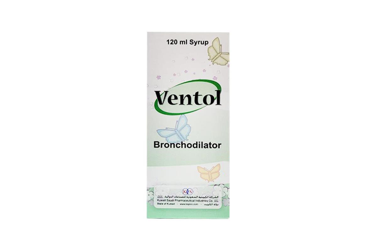 VENTOL SYRUP 2MG 5ML 120 ML - Milano Pharmacy