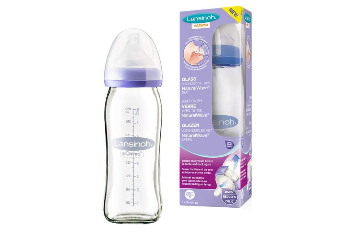 LANSINOH GLASS FEEDING BOTTLE 240 ML - Milano Pharmacy