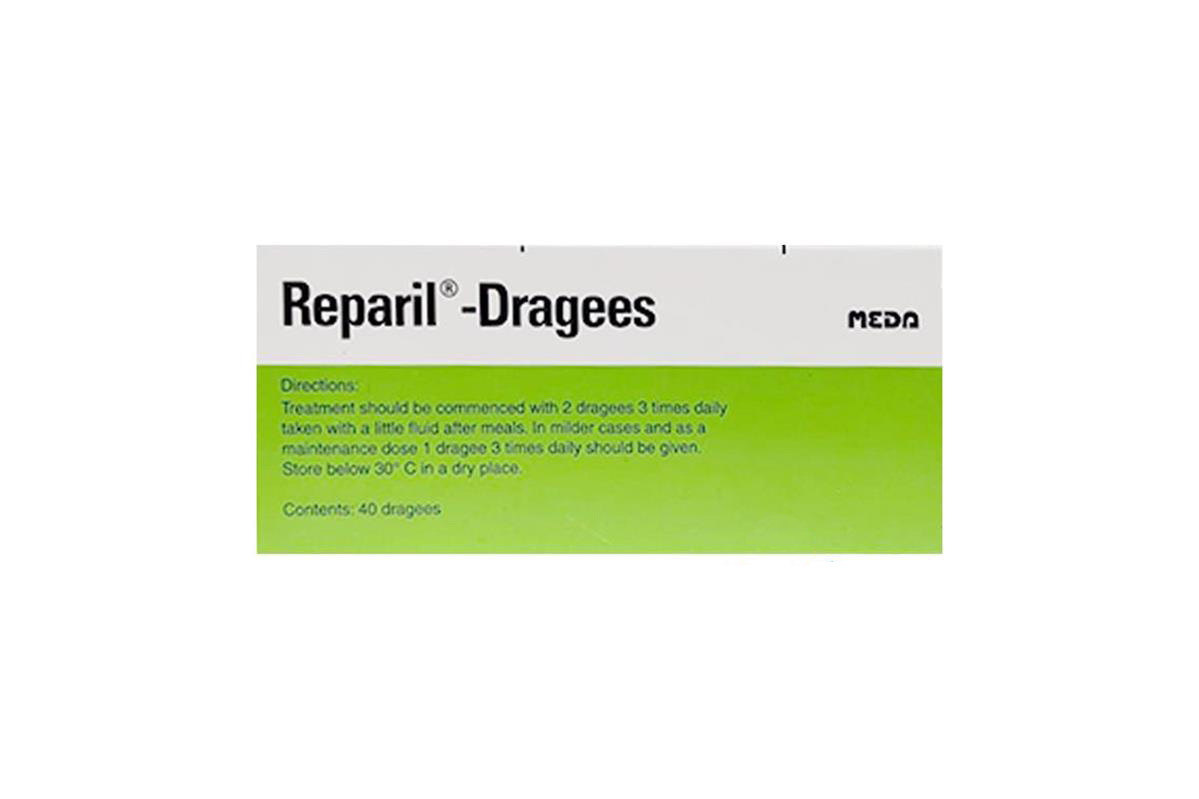 REPARIL DRAGEES 40 TABLET - Milano Pharmacy