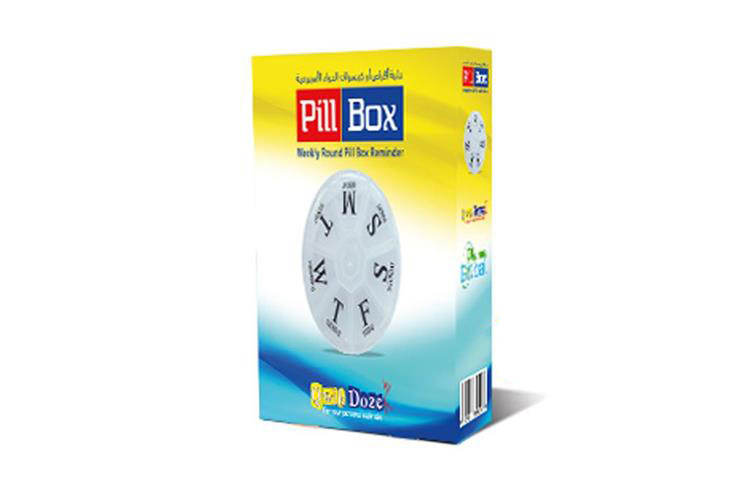 QWIK DOZE ROUND PILL BOX - Milano Pharmacy