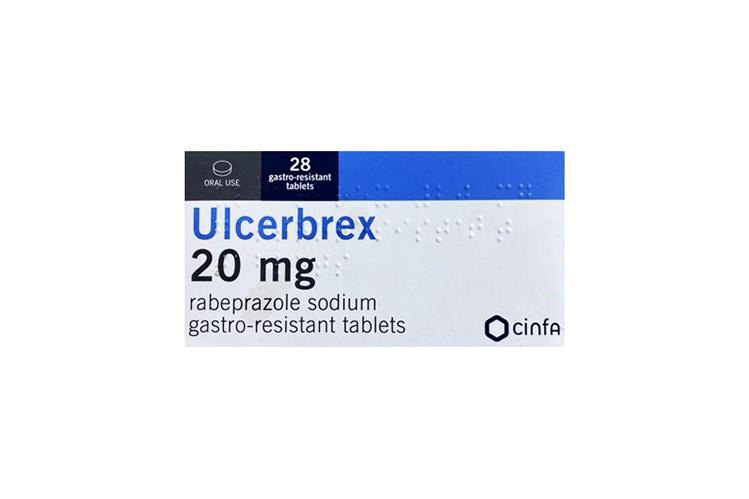 ULCERBREX 20 MG 28 TABLETS - Milano Pharmacy