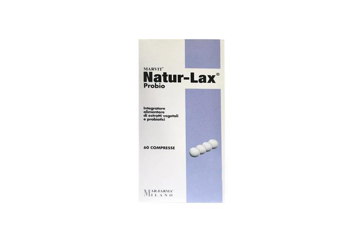 MARVIT NATUR LAX PROBIO 60 TABLETS - Milano Pharmacy