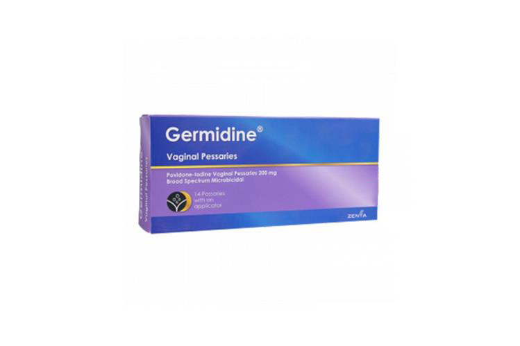 GERMIDINE VAGINAL PESSARIES 200 MG 14 PESSARIES - Milano Pharmacy