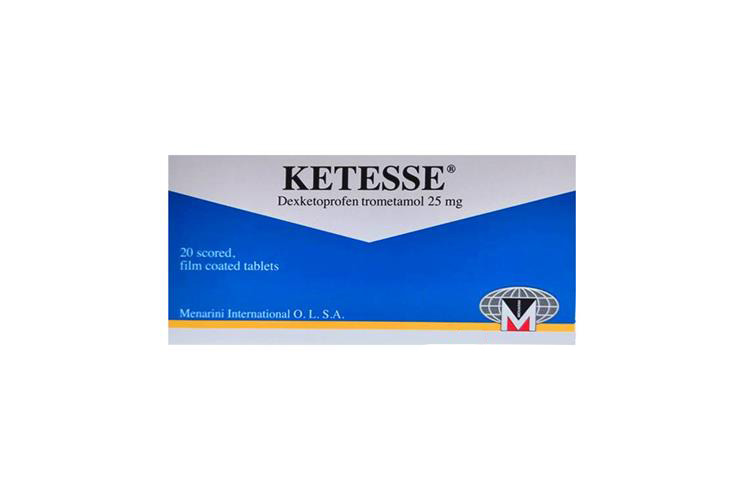 KETESSE TABLETS 25MG 20 TABLETS - Milano Pharmacy