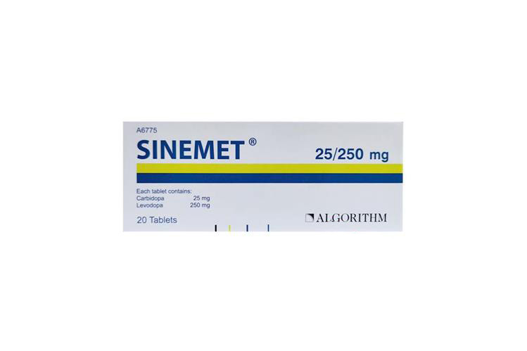 SINEMET TABLETS 25 250MG 20 TABLETS - Milano Pharmacy