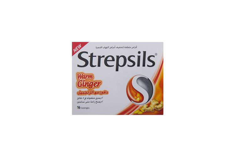 STREPSILS WARM GINGER 16 LOZENGES - Milano Pharmacy