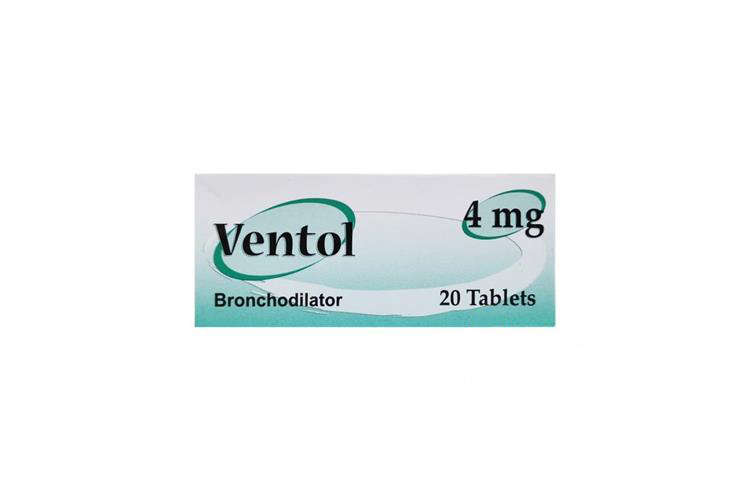 VENTOL  4MG 20 TABLETS - Milano Pharmacy