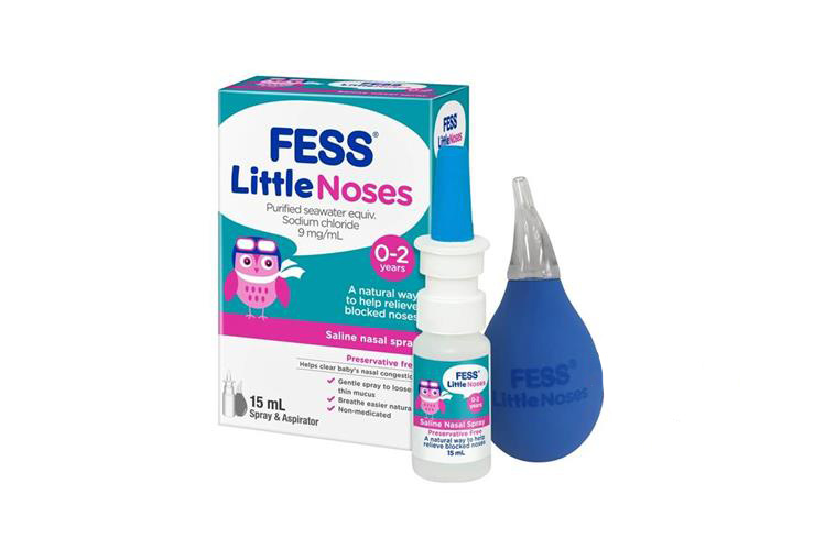 FESS LITTLE SALINE NASAL SPRAY NOSES 0 TO 2 YEARS 15 ML - Milano Pharmacy