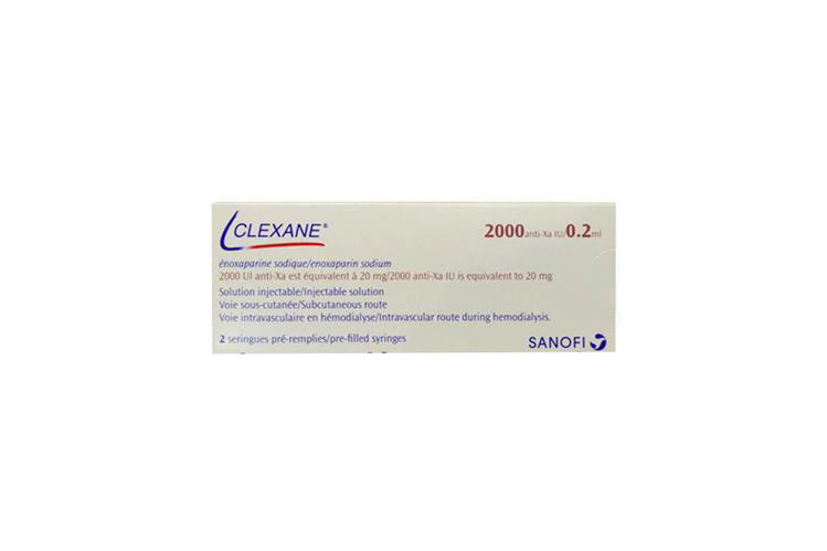 CLEXANE 20 MG 0.2 ML SYRINGE 2 PCS - Milano Pharmacy