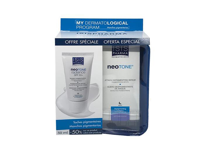 BOX BUY1GET1 ISISPHARMA NEOTONE RADIANCE SPF 50PLUS 30 ML - Milano Pharmacy