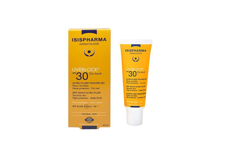 ISISPHARMA UVEBLOCK SPF30 DRY TOUCH ULTRA FLUID 40 ML - Milano Pharmacy