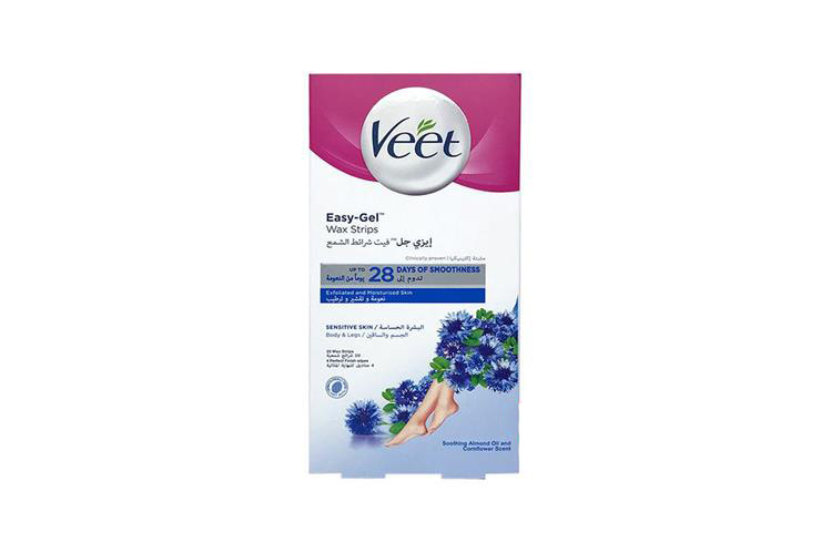 VEET WAX STRIPS EASY GEL SENSITIVE SKIN BODY AND LEGS 20 WAX STRIPS - Milano Pharmacy