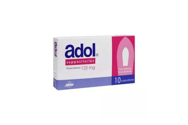 ADOL 125 MG SUPPOSITORIES 10 SUPP - Milano Pharmacy