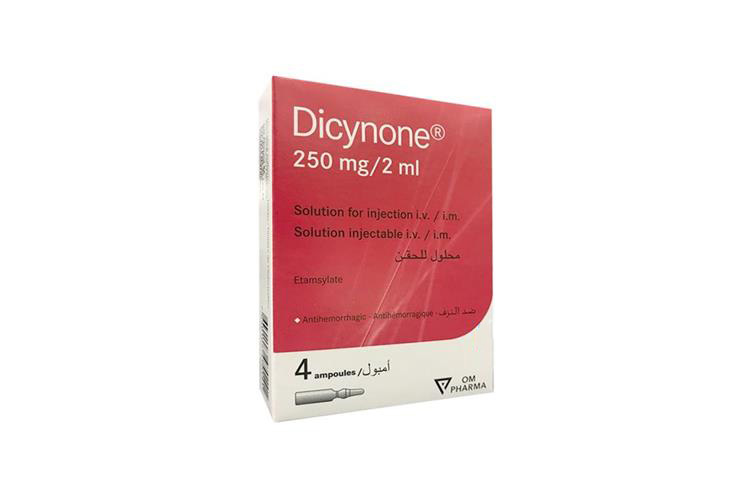 DICYNONE 250 MG 2 ML 4 AMPOULES - Milano Pharmacy