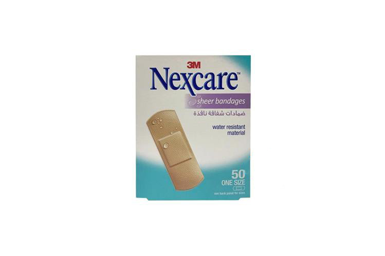 NEXCARE SHEER BANDAGES ORIGNAL 50 STRIPS - Milano Pharmacy