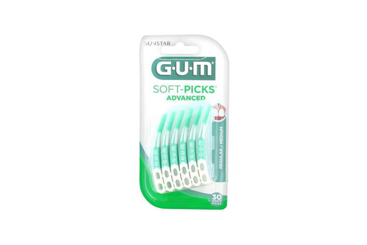 GUM SOFT PICKS ADVANED MEDIUM 650 30PCS - Milano Pharmacy