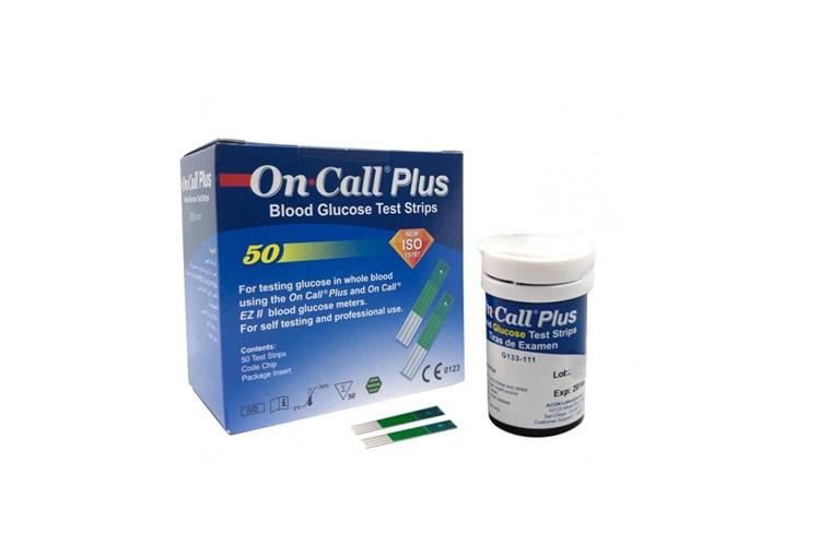 ON CALL PLUS 50 STRIPS - Milano Pharmacy