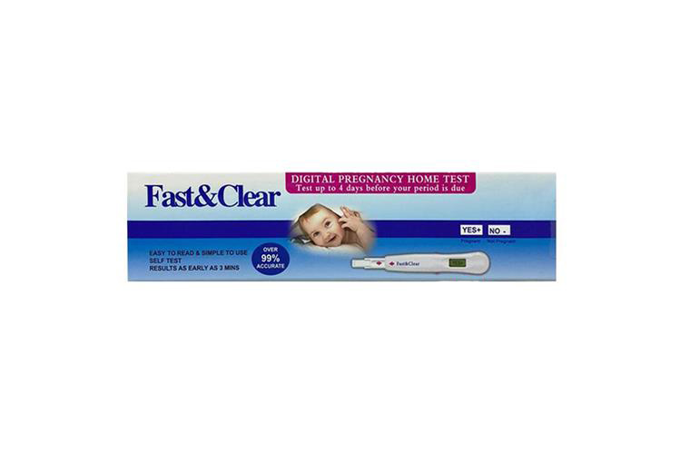 FAST CLEAR DIGITAL PREGNANCY TEST 1 PCS - Milano Pharmacy