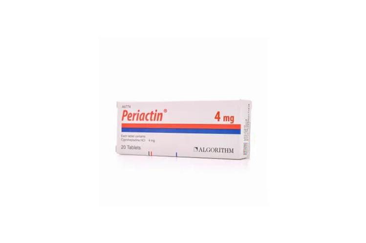 PERIACTIN 4MG 20 TABLETS - Milano Pharmacy