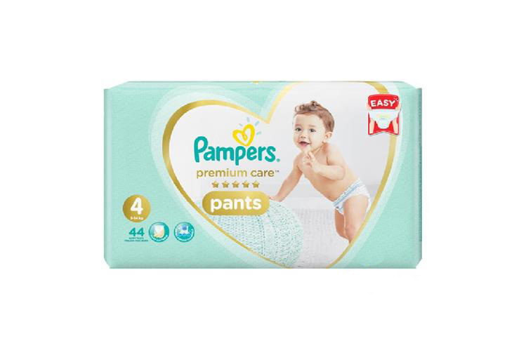 PAMPERS 4 PREMIUM CARE PANTS 9 TO 14 KG 44 PANTS - Milano Pharmacy