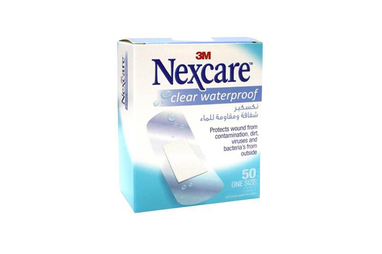 NEXCARE CLEAR WATERPROOF ONE SIZE 50 STRIPS - Milano Pharmacy