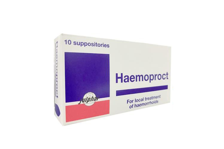 HAEMOPROCT 10 SUPPOSITORIES - Milano Pharmacy