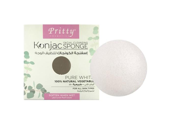 PRITTY KONJAC SPONGE PURE WHITE - Milano Pharmacy