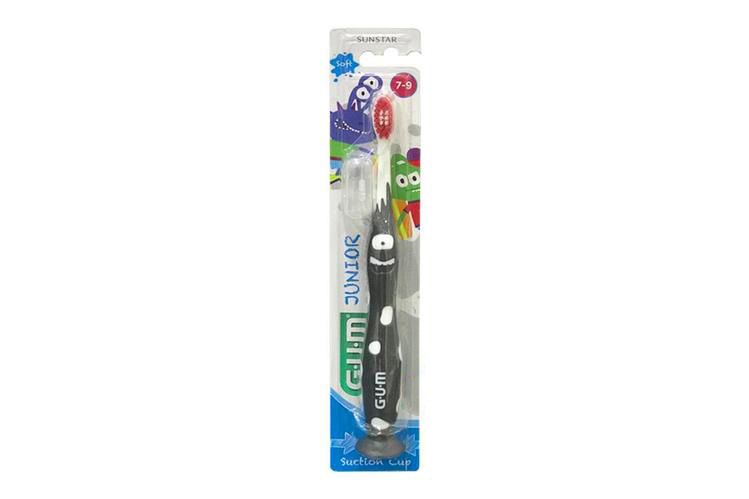 GUM JUNIOR TOOTHBRUSH 7 TO 9 YEARS COLOR BLACK - Milano Pharmacy