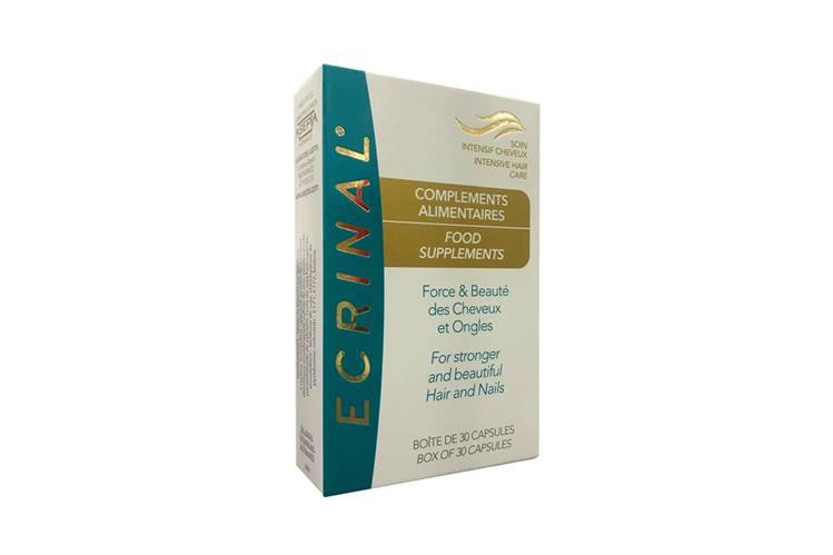 ECRINAL FOR STRONG  HAIR AND NAIL 30 CAPSULES - Milano Pharmacy