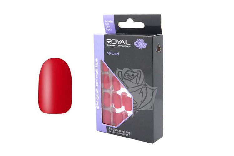 ROYAL 24 REBEL NAILS  PLUS GLUE - Milano Pharmacy