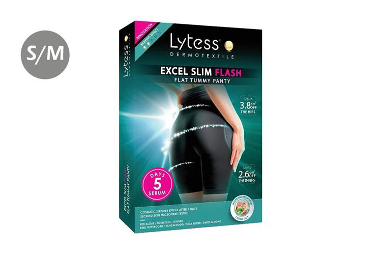 LYTESS EXCEL SLIM FLASH PANTY BLACK SIZE S AND M - Milano Pharmacy