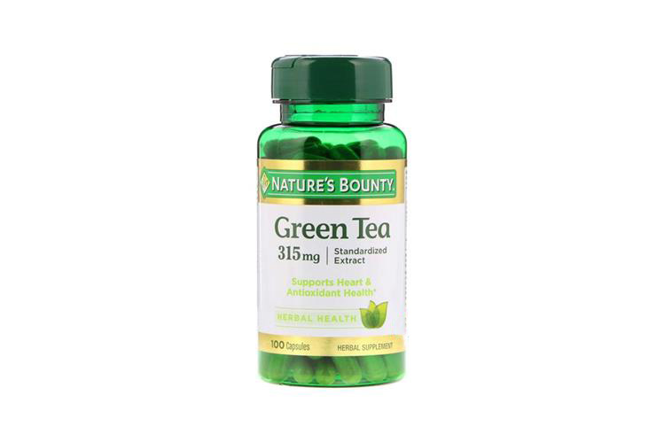 NATURES BOUNTY GREEN TEA 315MG 100 CAPSULES - Milano Pharmacy