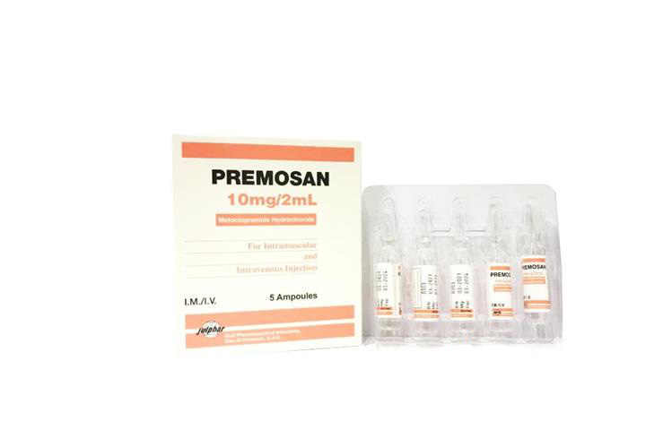 PREMOSAN 10MG 2ML INJECTION 5 AMPULES - Milano Pharmacy