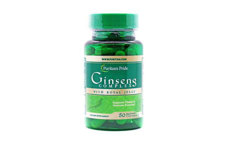 PURITANS PRIDE GINSENG WITH ROYAL JELLY 50 CAPSULE - Milano Pharmacy