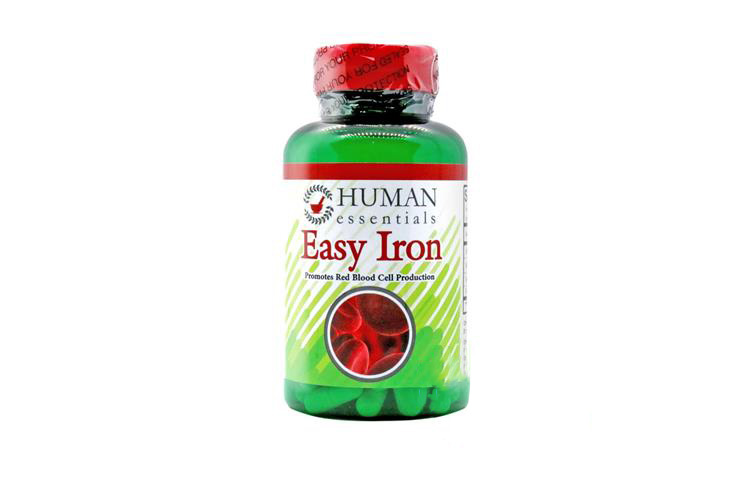 HUMAN EASY IRON 28MG 100 CAPSULES - Milano Pharmacy