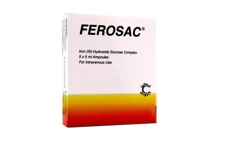 FEROSAC INJECTION 5ML  5 AMPULES - Milano Pharmacy