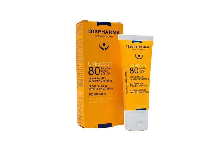 ISISPHARMA UVEBLOCK CREAM SPF80 40 ML - Milano Pharmacy