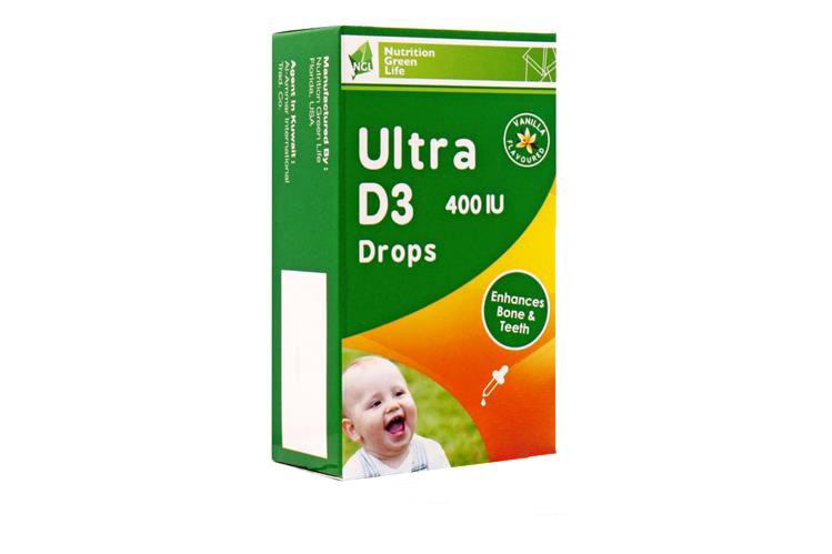 NUTRITION GREEN LIFE ULTRA D3 400 IU DROPS 50 ML - Milano Pharmacy