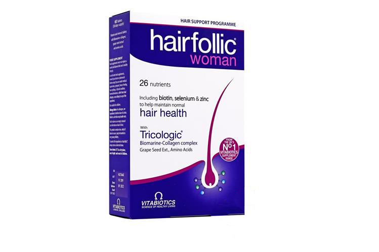 VITABIOTICS HAIRFOLIC FOR WOMAN 60 TABLETS - Milano Pharmacy