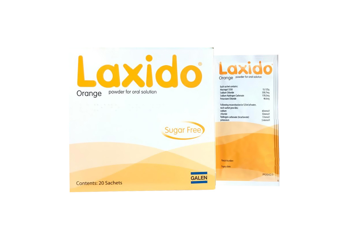 LAXIDO ORANGE 20 SACHETS SUGAR FREE - Milano Pharmacy