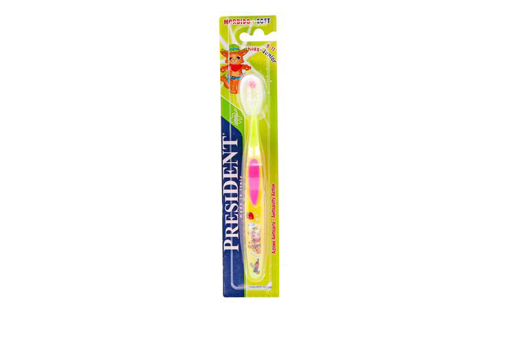 PRESIDENT KIDS JUNIOR TOOTHBRUSH SOFT 5 TO 11 YEARS - Milano Pharmacy