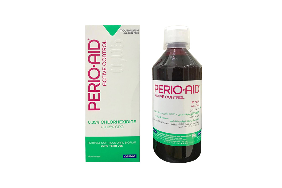 PERIOAID ACTIVE CONTROL MOUTHWASH 500 ML - Milano Pharmacy