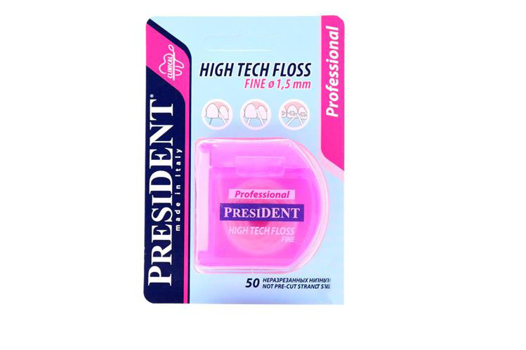 PRESIDENT HIGH TECH FLOSS FINE 1.5MM - Milano Pharmacy