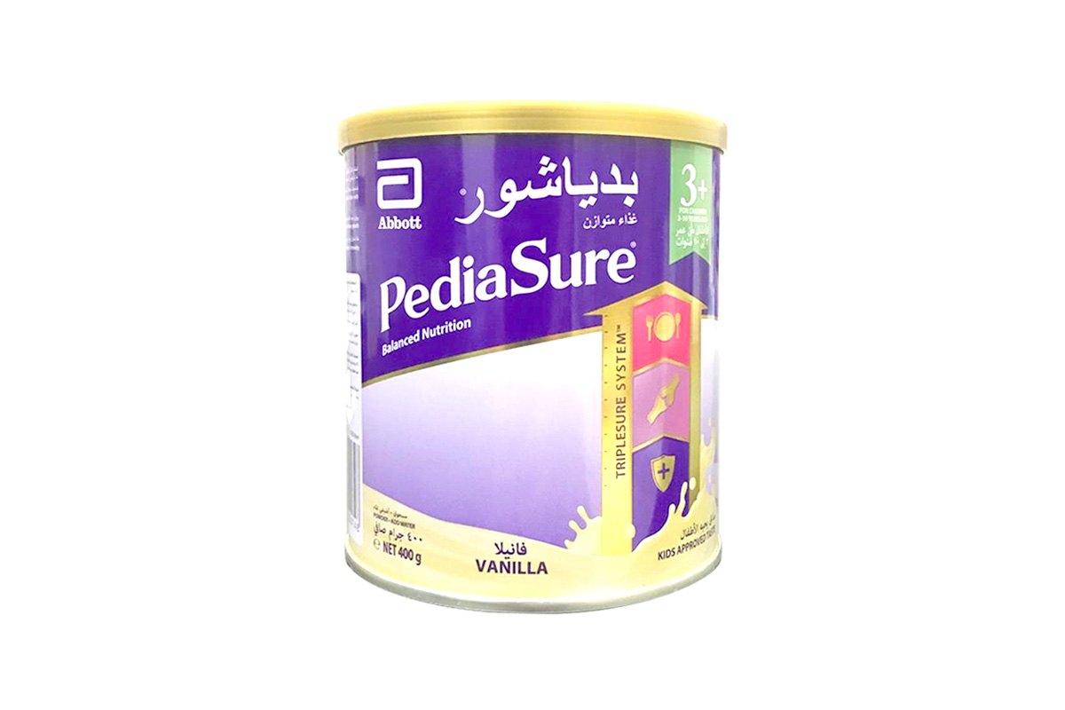 PEDIASURE 3 PLUS VANILLA  400GM - Milano Pharmacy